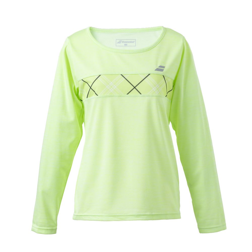 バボラ Babolat テニスウェア レディース   PURE LONG SLEEVE SHIRT ...