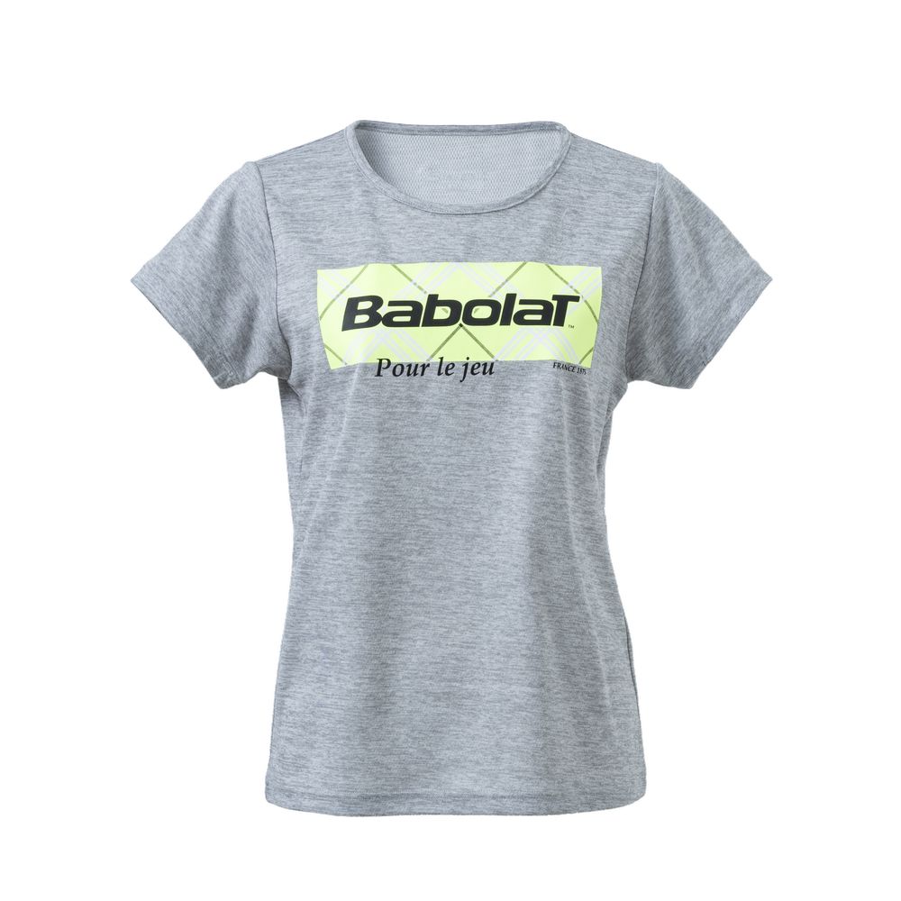 バボラ Babolat テニスウェア レディース   PURE SHORT SLEEVE SHIRT 半袖Tシャツ BWP4528 2024SS｜kpi｜03
