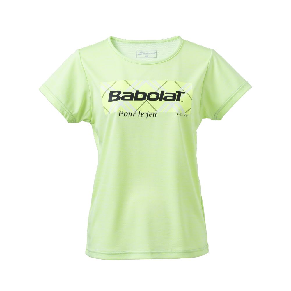 バボラ Babolat テニスウェア レディース   PURE SHORT SLEEVE SHIRT 半袖Tシャツ BWP4528 2024SS｜kpi｜05