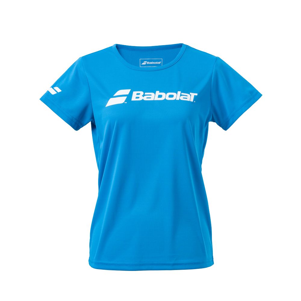 バボラ Babolat テニスウェア レディース CLUB SHORT SLEEVE SHIRT ショートスリーブ 半袖Tシャツ BWP4530C  2024SS