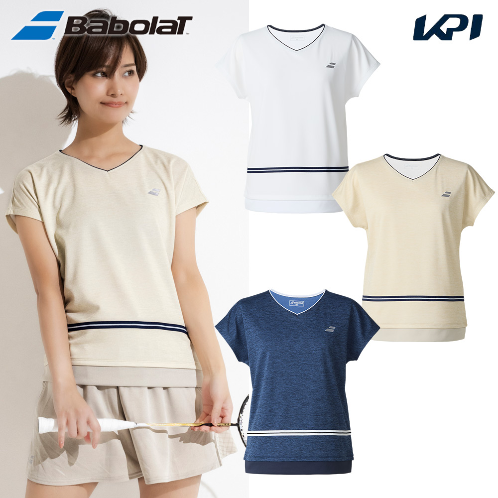 Babolat バボラ テニスウェア レディース PURE SHORT SLEEVE