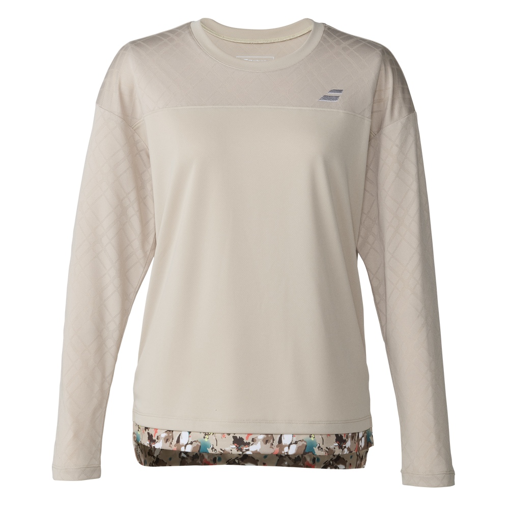 バボラ Babolat テニスウェア レディース PLAY LONG SLEEVE SHIRT LOOSE FIT  ロングスリーブシャツ ルーズフィット BWP6523 2026SS 2月下旬発売予定※予約 | Babolat | 02