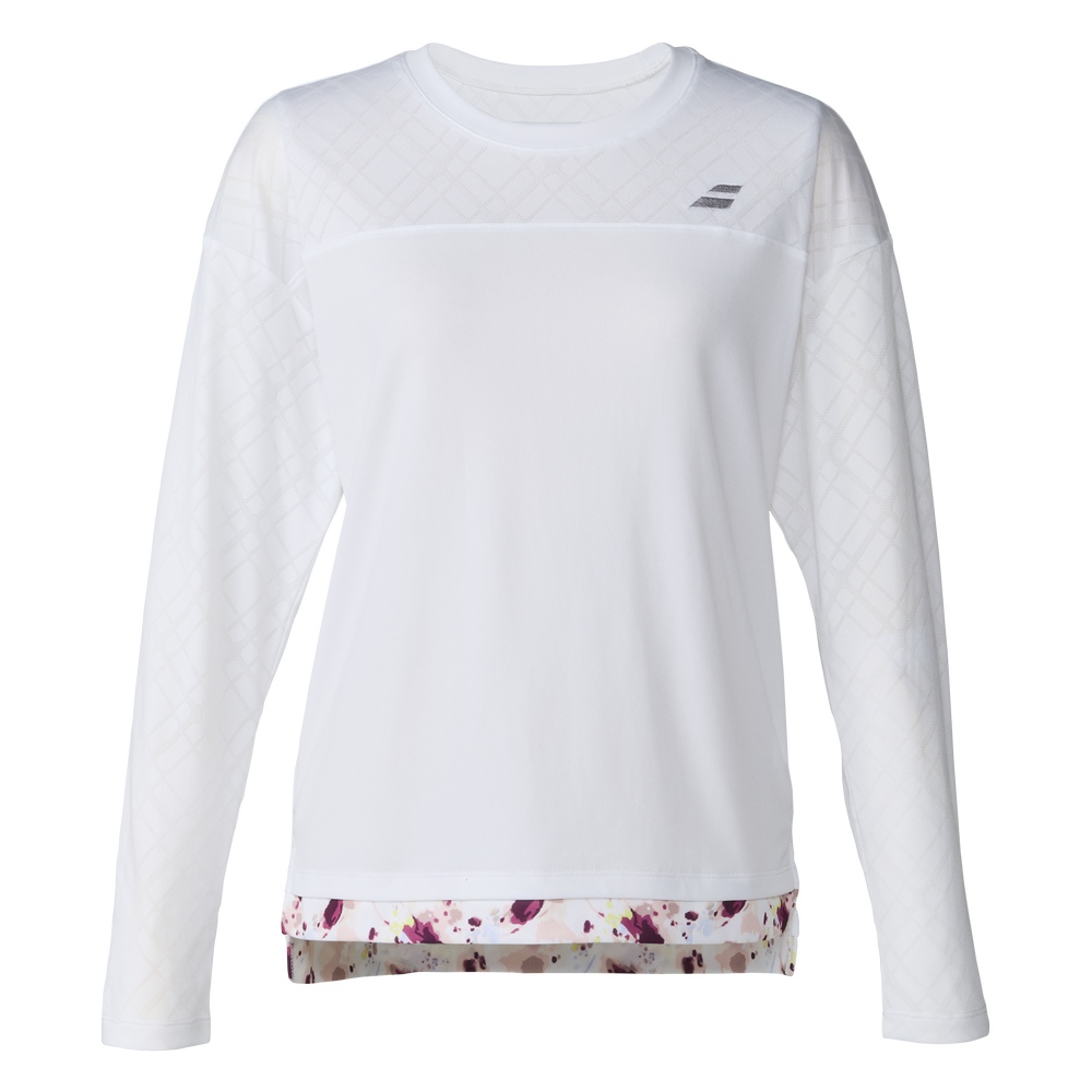 バボラ Babolat テニスウェア レディース PLAY LONG SLEEVE SHIRT LOOSE FIT  ロングスリーブシャツ ルーズフィット BWP6523 2026SS 2月下旬発売予定※予約 | Babolat | 01