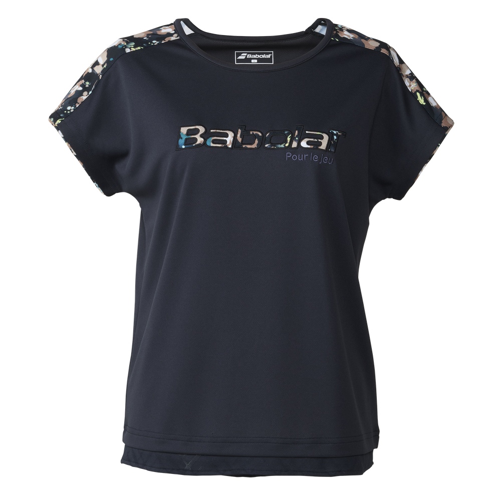 バボラ Babolat テニスウェア レディース PLAY SHORT SLEEVE SHIRT LOOSE FIT  ショートスリーブシャツ ルーズフィット BWP6524 2026SS 2月下旬発売予定※予約 | Babolat | 03