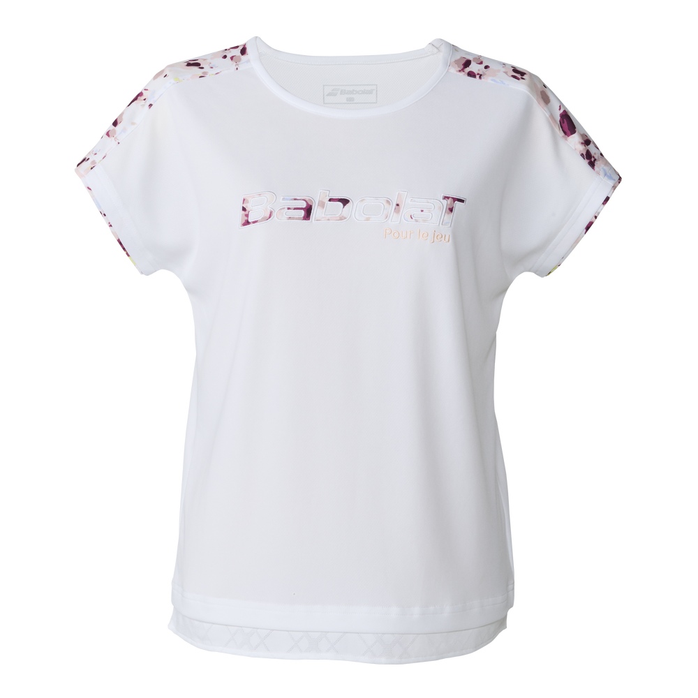 バボラ Babolat テニスウェア レディース PLAY SHORT SLEEVE SHIRT LOOSE FIT  ショートスリーブシャツ ルーズフィット BWP6524 2026SS 2月下旬発売予定※予約 | Babolat | 01