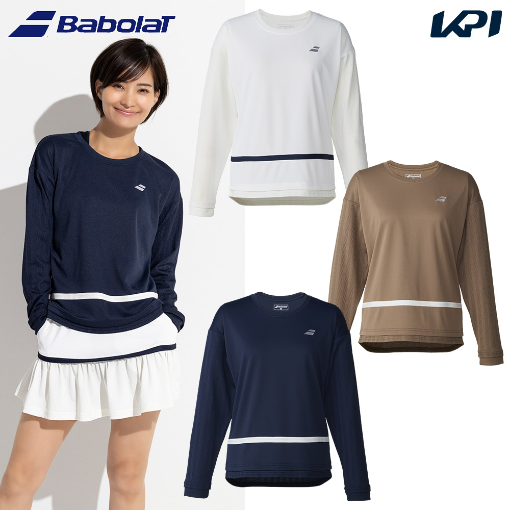 Babolat（バボラ） テニスウェア レディース PLAY LONG SLEEVE SHIRT