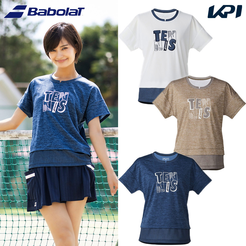 Babolat（バボラ） テニスウェア レディース PLAY SHORT SLEEVE SHIRT