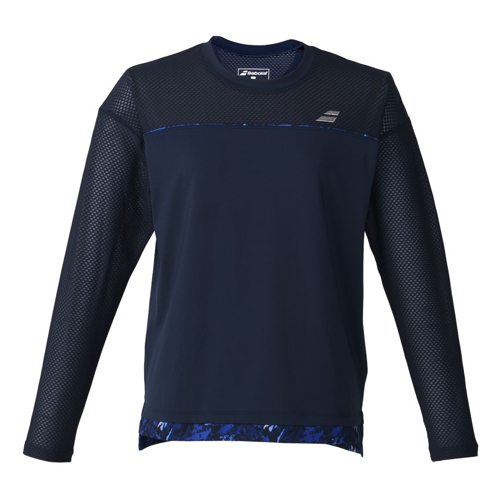 Babolat テニス シャツ（色：ネイビー系）｜ウエア｜テニス｜スポーツ