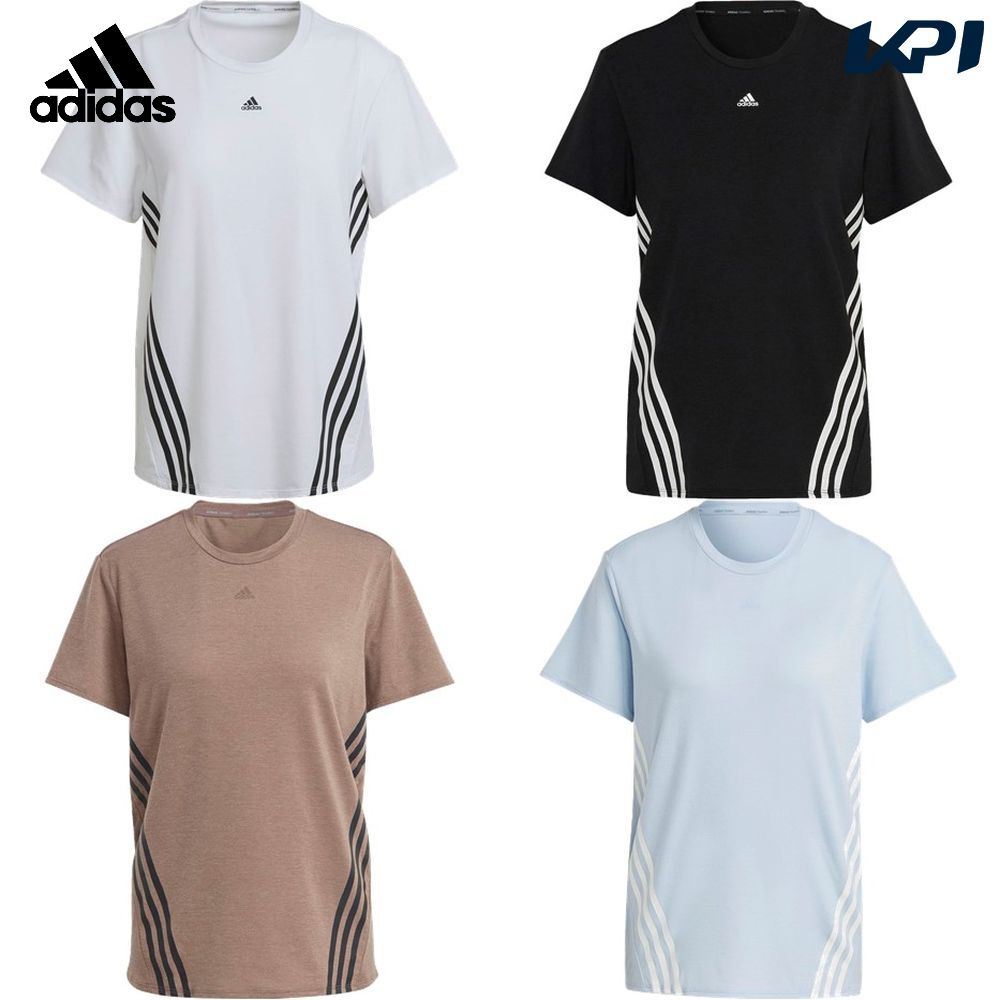 アディダス adidas マルチSPウェア レディース トレイン アイコンズ スリーストライプス 半袖Tシャツ CA028 2020SS