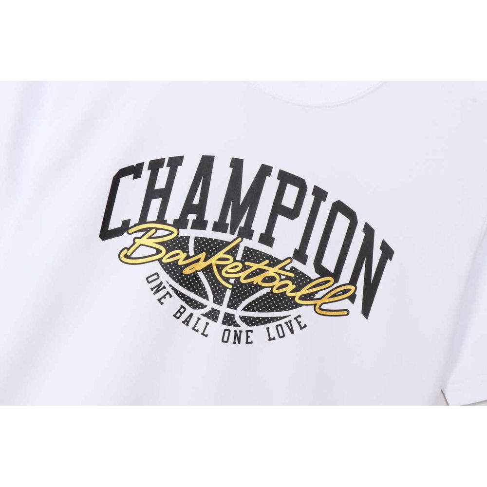 チャンピオン Champion バスケットウェア ジュニア   SHORT SLEEVE T-SHIRT CK-ZB322 2024SS｜kpi｜06