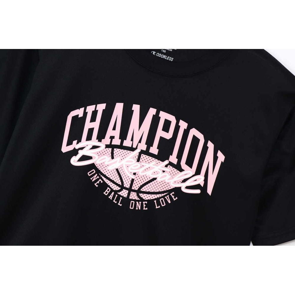 チャンピオン Champion バスケットウェア ジュニア   SHORT SLEEVE T-SHIRT CK-ZB322 2024SS｜kpi｜10