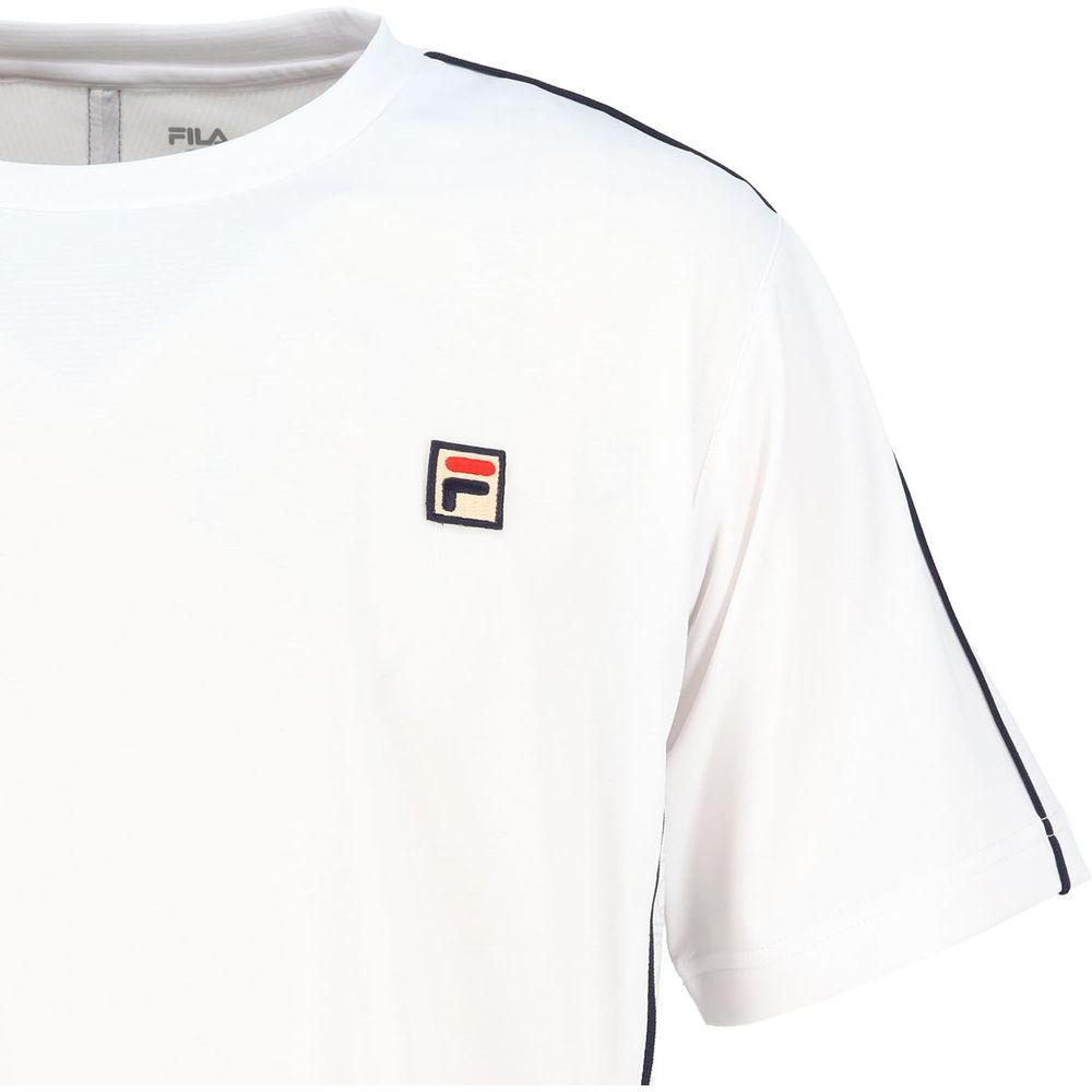 フィラ　テニスウェア　アイボリー色トップス　Mサイズ　新品 FILA（フィラ） テニスウェア メンズ ゲームシャツ CZ6FGM001 2026FW