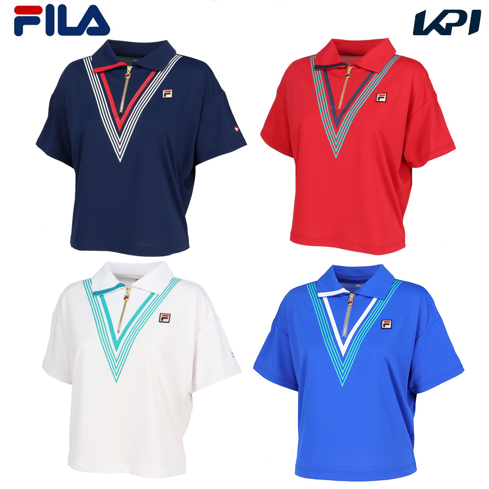 フィラ FILA テニスウェア レディース   ポロシャツ CZ6FGW006 2026FW