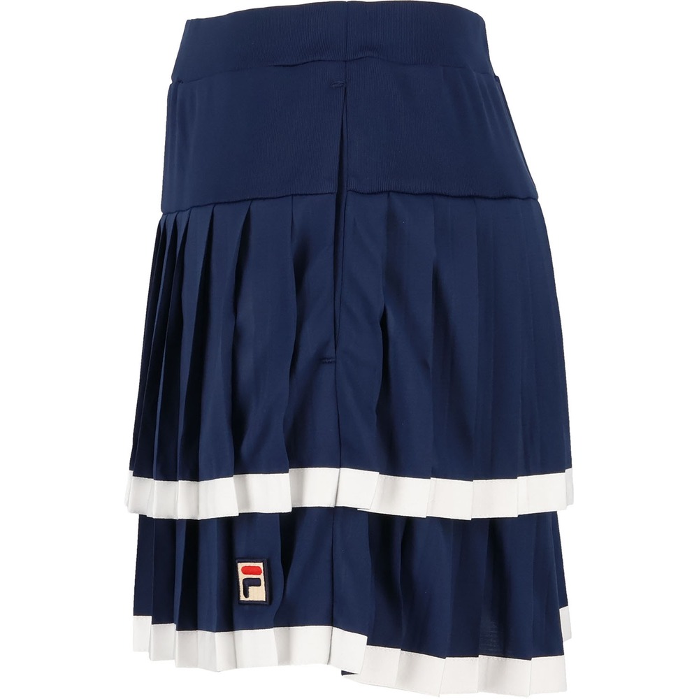 FILA テニスウェア M ネイビー　プリーツスコート上下セット FILA（フィラ） テニスウェア レディース スコート CZ6FGW009 2026FW