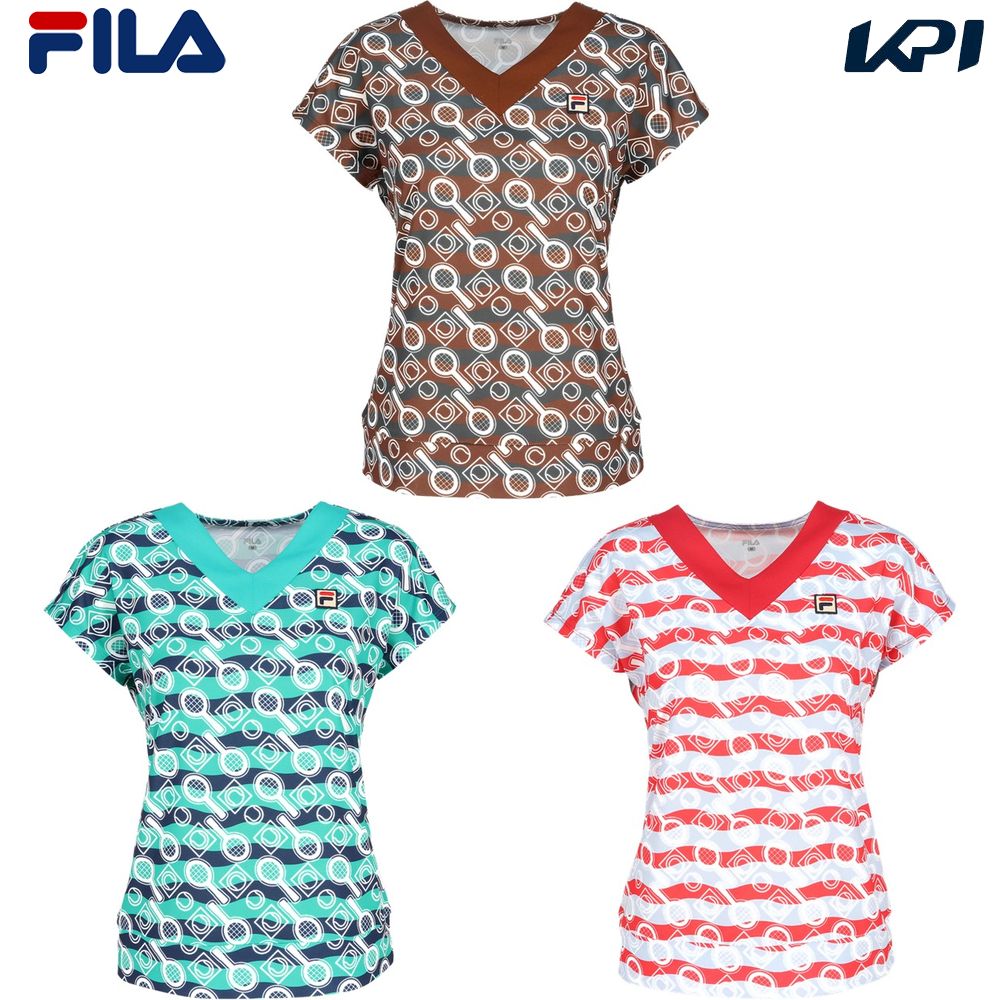 フィラ FILA テニスウェア レディース   ゲームシャツ CZ6FGW017 2026FW
