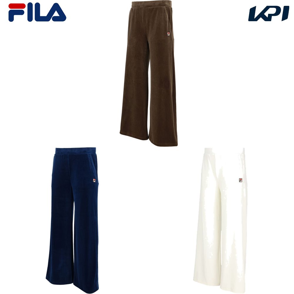 フィラ FILA テニスウェア レディース   ワイドロングパンツ CZ6FGW030 2026FW 9月上旬発売予定※予約