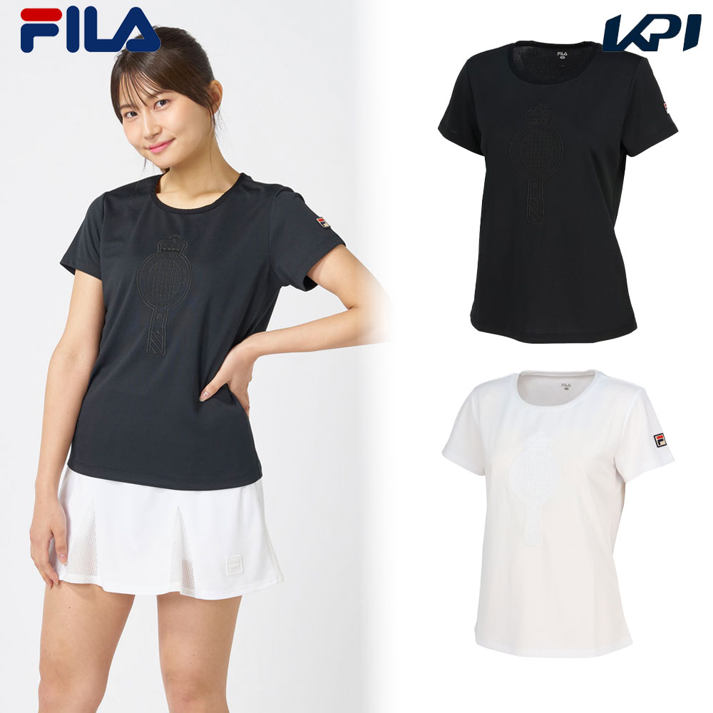 FILA（フィラ） テニスウェア レディース アップリケTシャツ