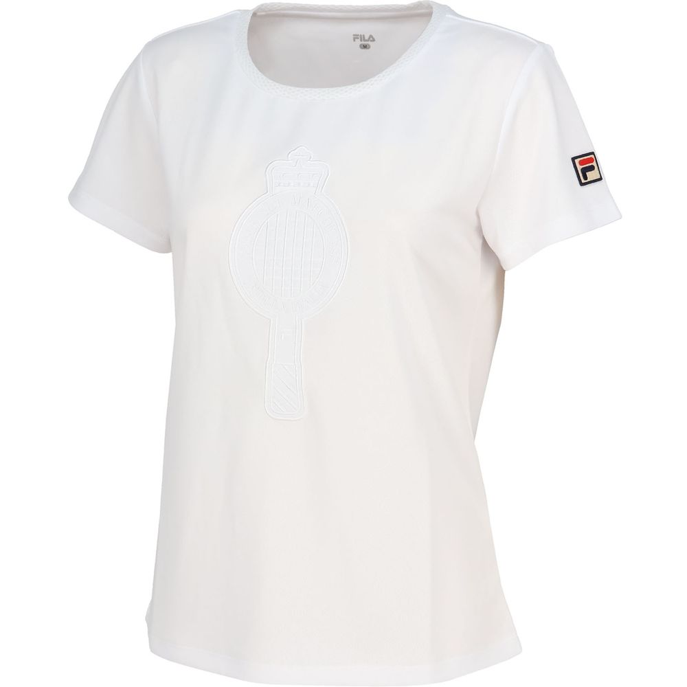 FILA（フィラ） テニスウェア レディース アップリケTシャツ
