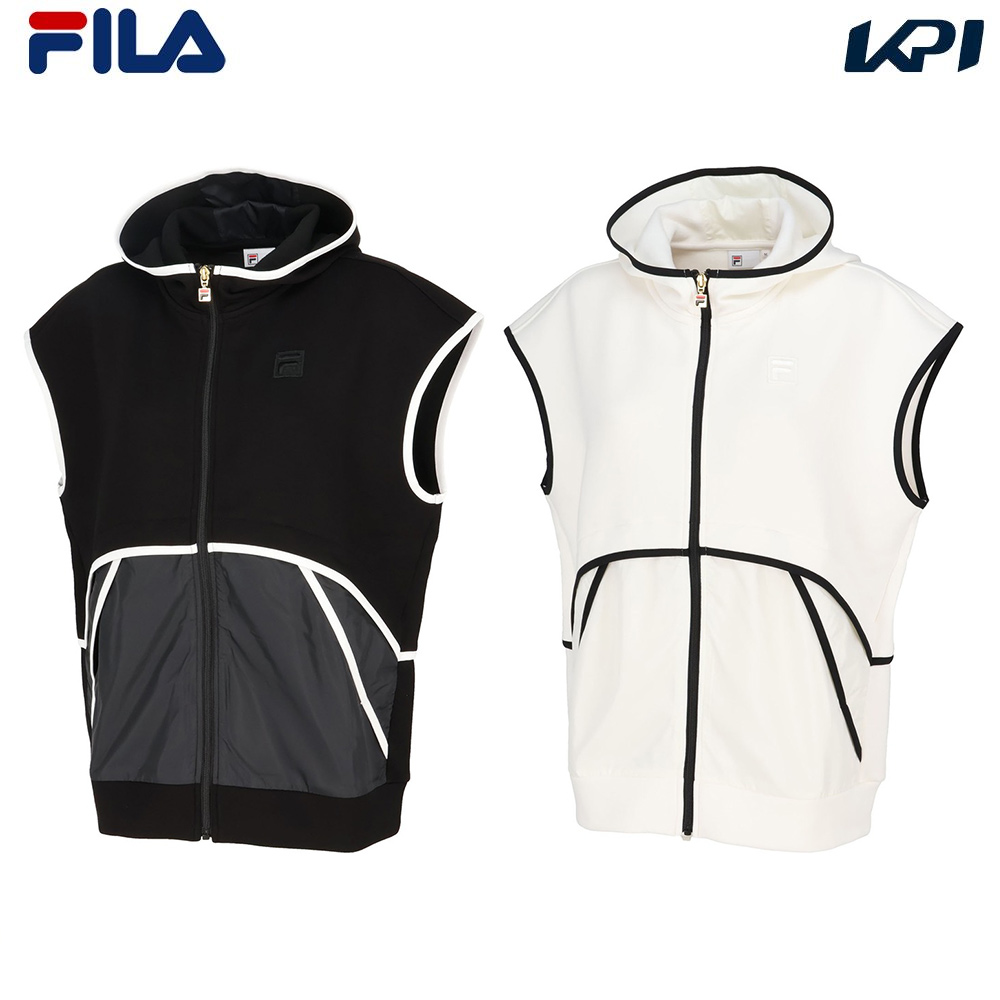 フィラ FILA テニスウェア レディース   フーディベスト CZ6FGW054 2026FW