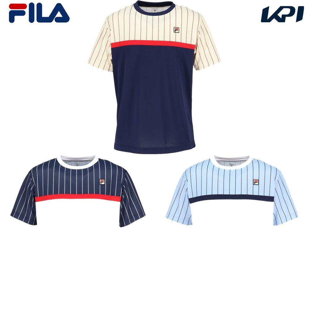 FILA（フィラ） テニスウェア メンズ ゲームシャツ CZ6SGM005 2026SS 2