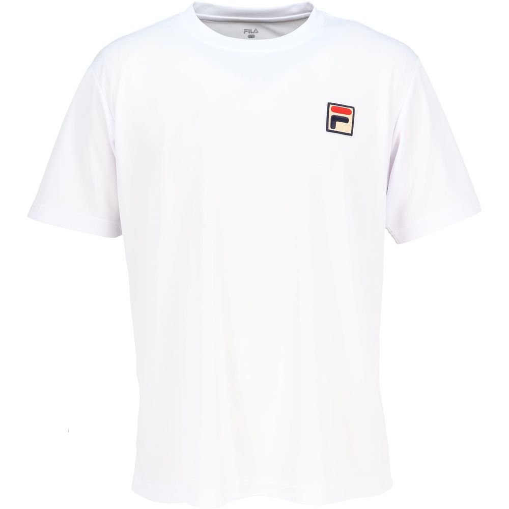 FILA フィラ テニスウェア 半袖Tシャツ VM5622ホワイト メンズM新品 FILA（フィラ） テニスウェア メンズ グラフィックTシャツ CZ6SGM010