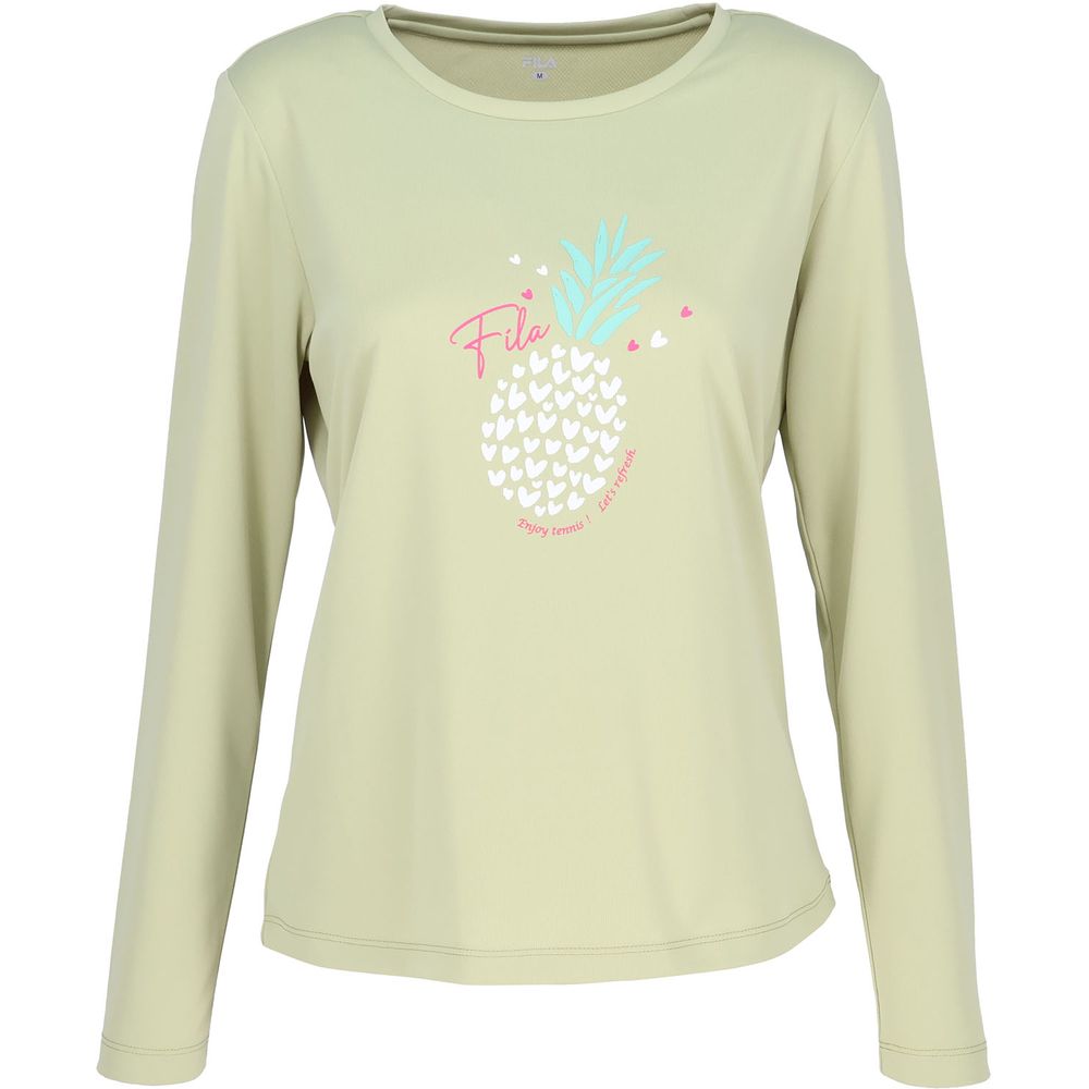 FILA（フィラ） テニスウェア レディース ロングスリーブグラフィックT