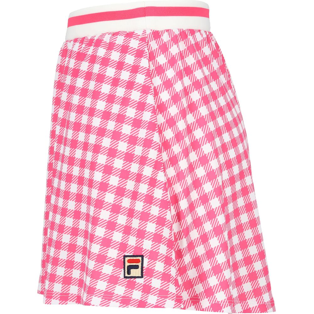 フィラ　セットアップ　柄スコート　ピンク　M FILA（フィラ） テニスウェア レディース スコート CZ6SGW015 2026SS