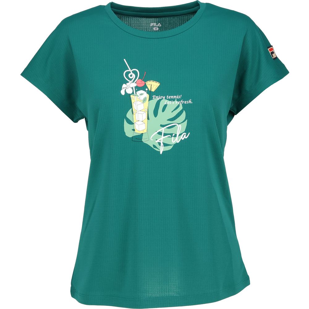 FILA（フィラ） テニスウェア レディース グラフィックTシャツ