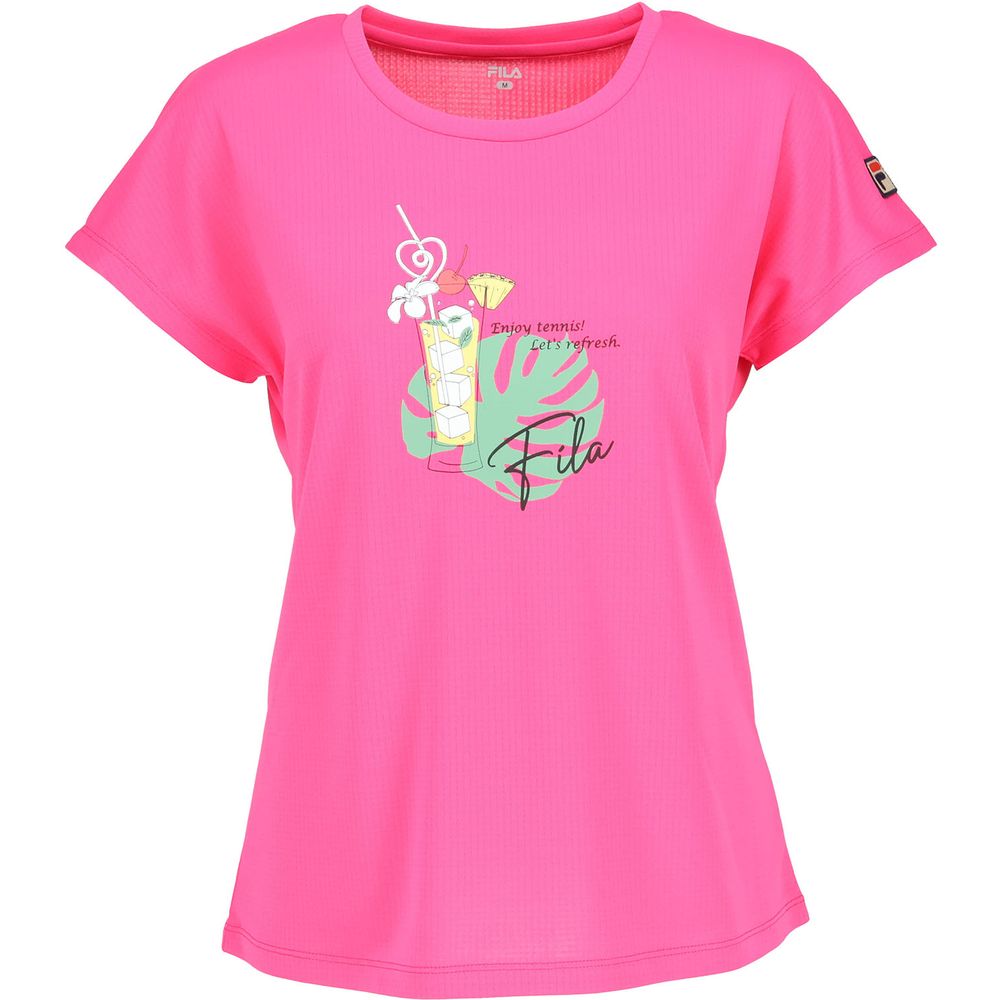 FILA（フィラ） テニスウェア レディース グラフィックTシャツ