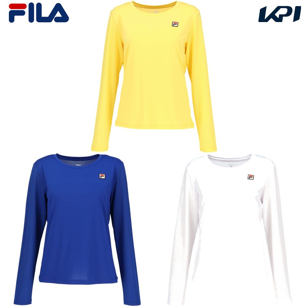 FILA テニスウェア セットアップ Lサイズ ネイビー/イエロー FILA テニスウェアセット Lサイズ ネイビー FILA テニスウェア