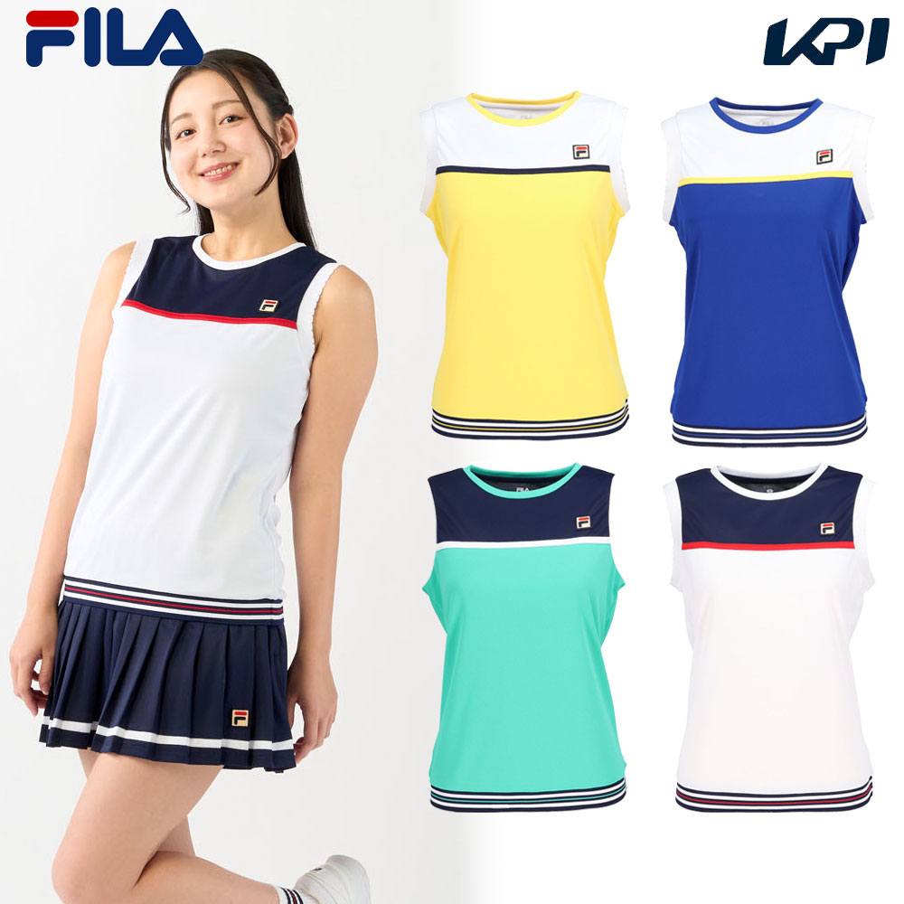 FILA（フィラ） テニスウェア レディース ノースリーブゲームシャツ