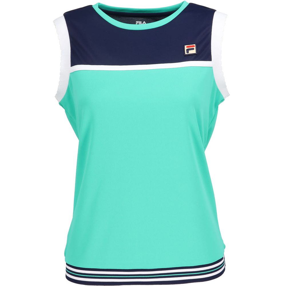 FILA（フィラ） テニスウェア レディース ノースリーブゲームシャツ