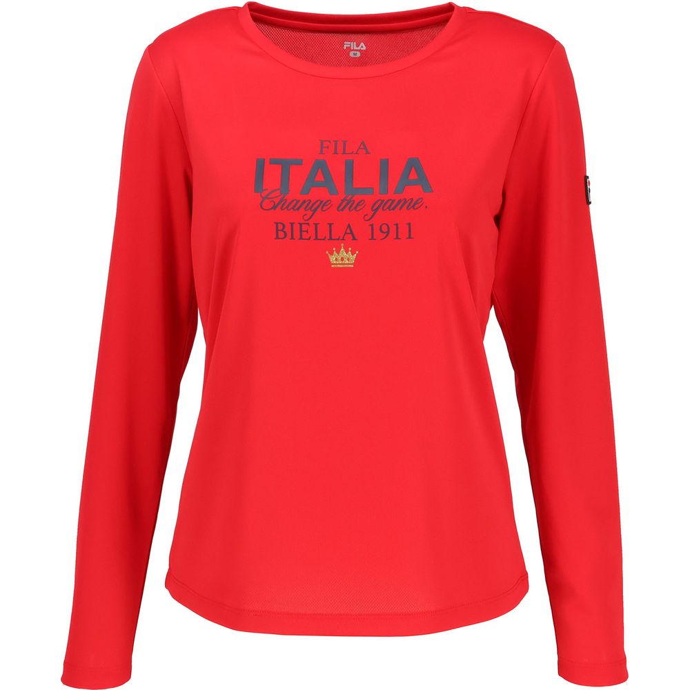 FILA（フィラ） テニスウェア レディース ロングスリーブグラフィックT