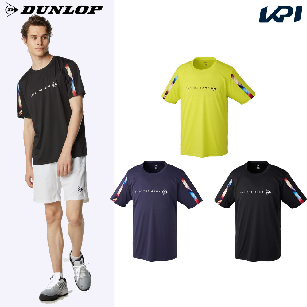 ダンロップ DUNLOP テニスウェア ユニセックス T-SHIRT Tシャツ DAL-8300 2023SS｜kpi