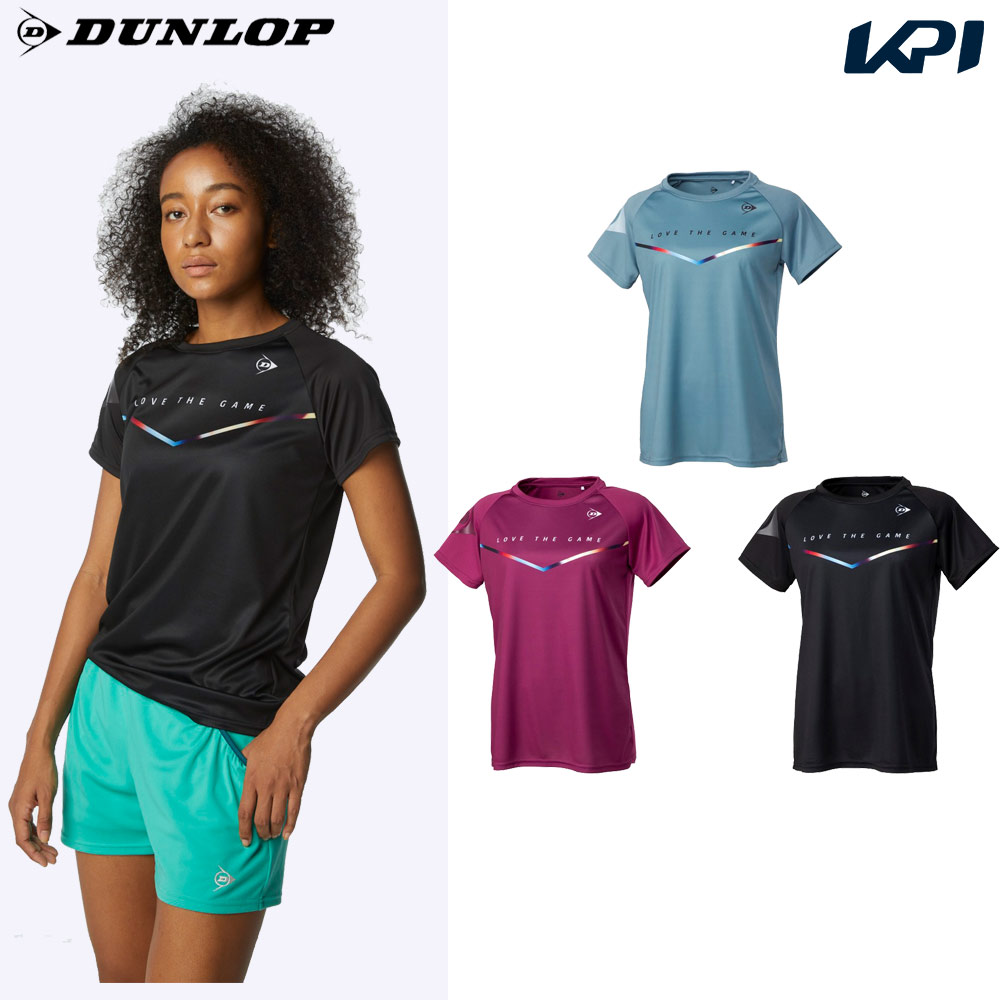 ダンロップ DUNLOP テニスウェア レディース T-SHIRT Tシャツ DAL-8321W 2023SS｜kpi