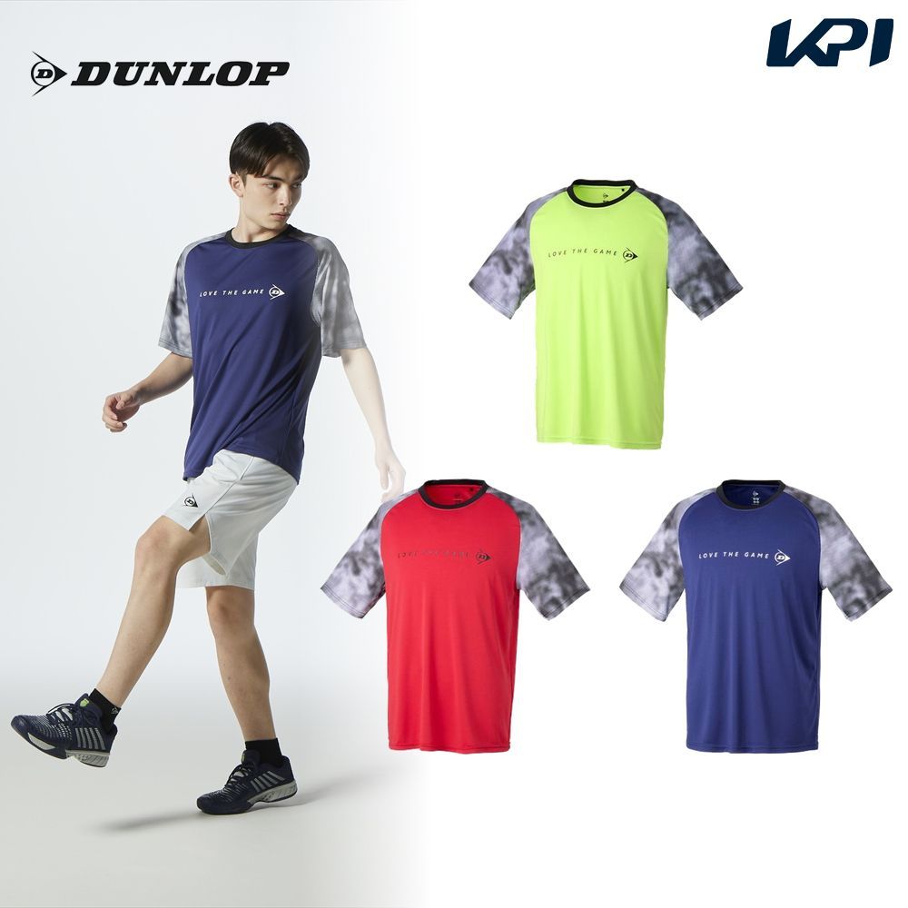 ダンロップ DUNLOP テニスウェア ユニセックス   Tシャツ DAL-8402 2024SS｜kpi