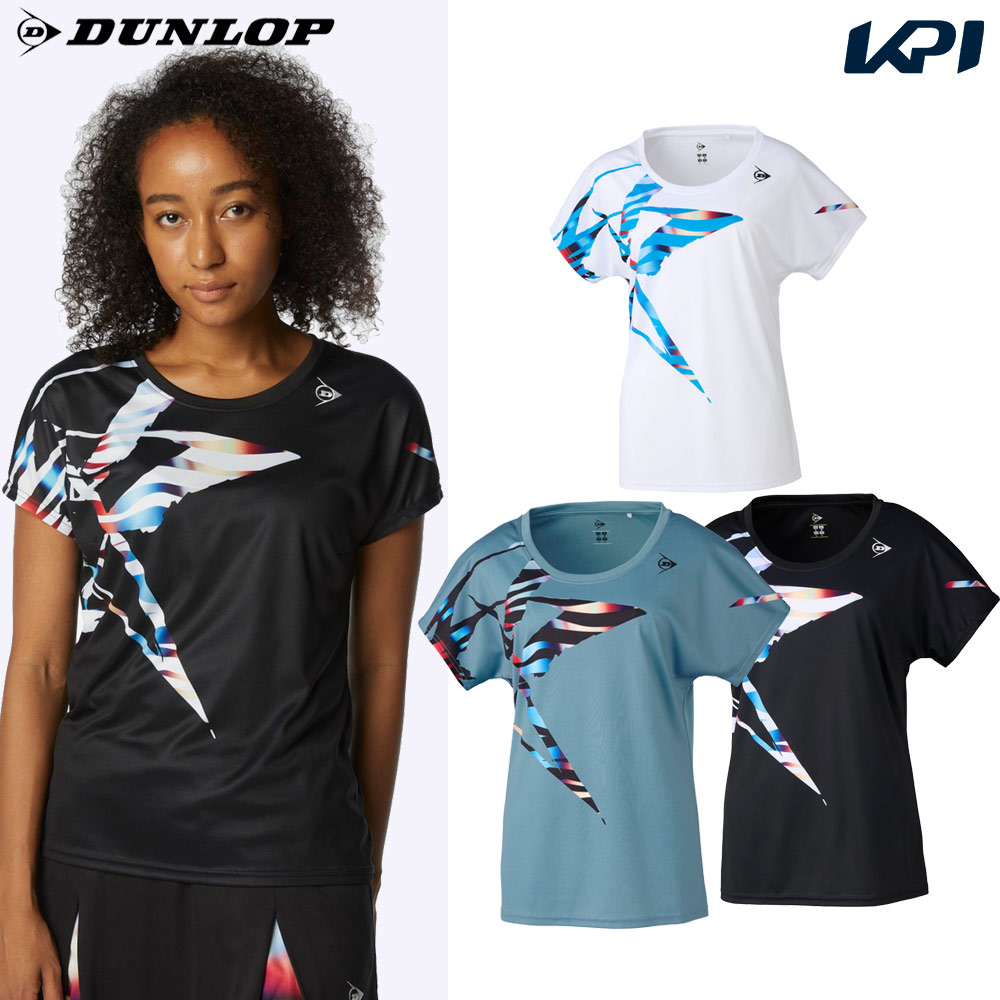 ダンロップ DUNLOP テニスウェア レディース GAME SHIRT ゲームシャツ DAP-1321W 2023SS｜kpi