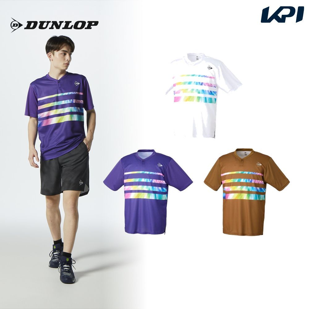 ダンロップ DUNLOP テニスウェア ユニセックス   ゲームシャツ DAP-1402 2024SS｜kpi