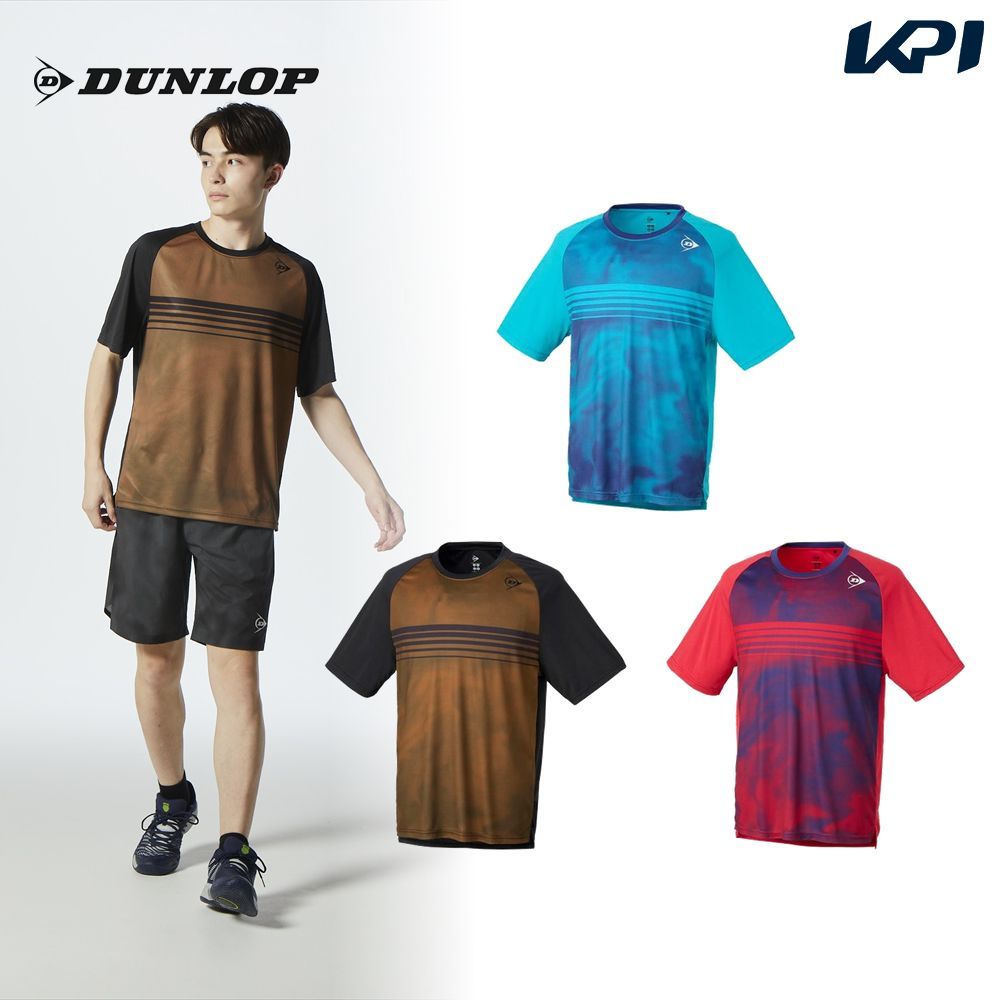 ダンロップ DUNLOP テニスウェア ユニセックス   ゲームシャツ DAP-1404 2024SS｜kpi