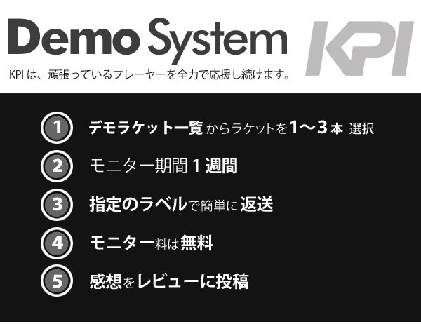 DEMO System＜試打ラケット＞」YONEX(ヨネックス)「S-FiT Radia 105(S