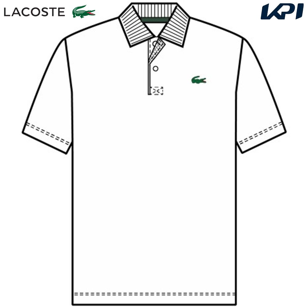 ラコステ LACOSTE テニスウェア メンズ ポロシャツ DH0783-10-001 2023SS...