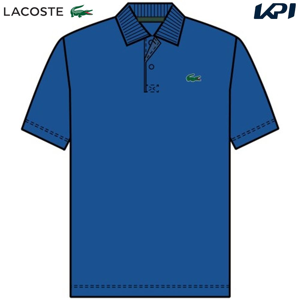 ラコステ LACOSTE テニスウェア メンズ ポロシャツ DH0783-10-KXB 2023SS...