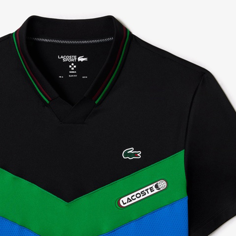 ラコステ LACOSTE テニスウェア メンズ 『ダニール・メドベージェフ』Vネックプルオーバーポロシャツ DH1099-99-MIU 2023FW 『即日出荷』｜kpi｜05