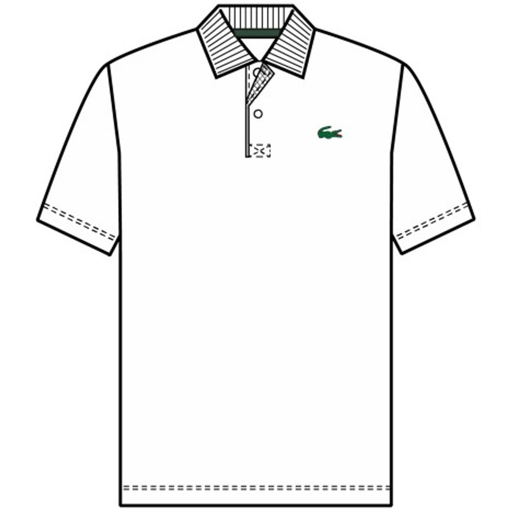 ラコステ LACOSTE テニスウェア メンズ プレミアムニットエッセンシャルポロシャツ DH6234-10-001 2023FW 9月中旬発売予定※予約｜kpi｜05