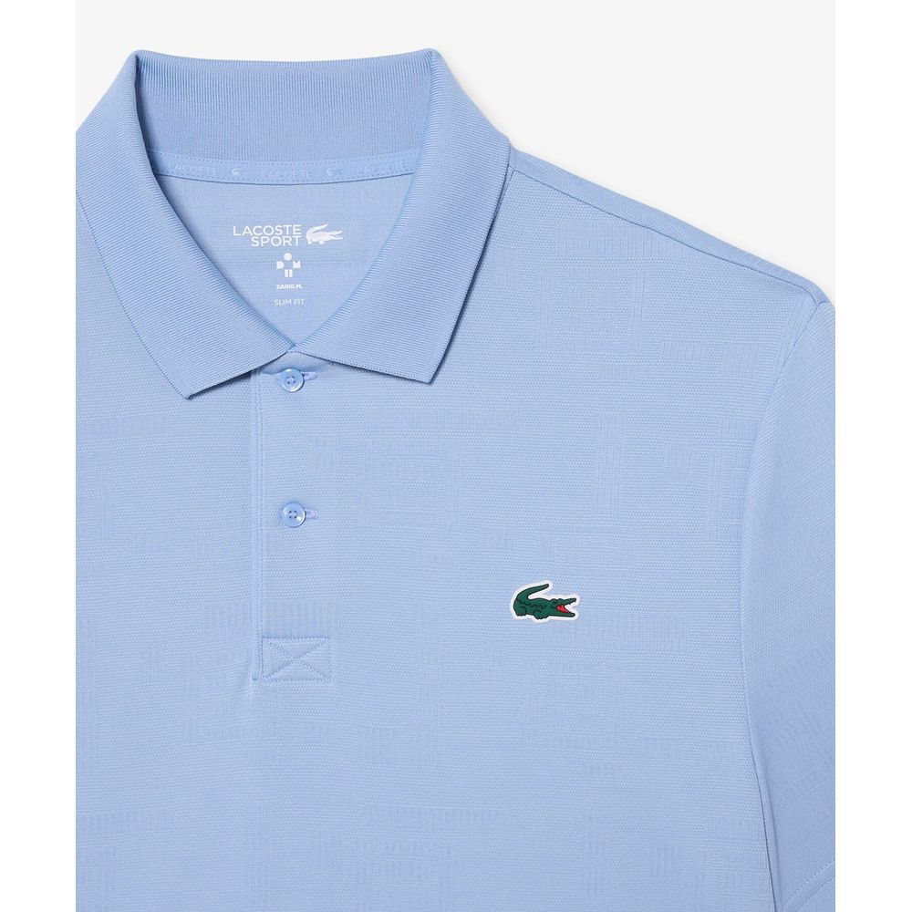 ラコステ　ポロシャツ LACOSTE（ラコステ） インディゴ ポロシャツ 配色リブニット PH004J-99