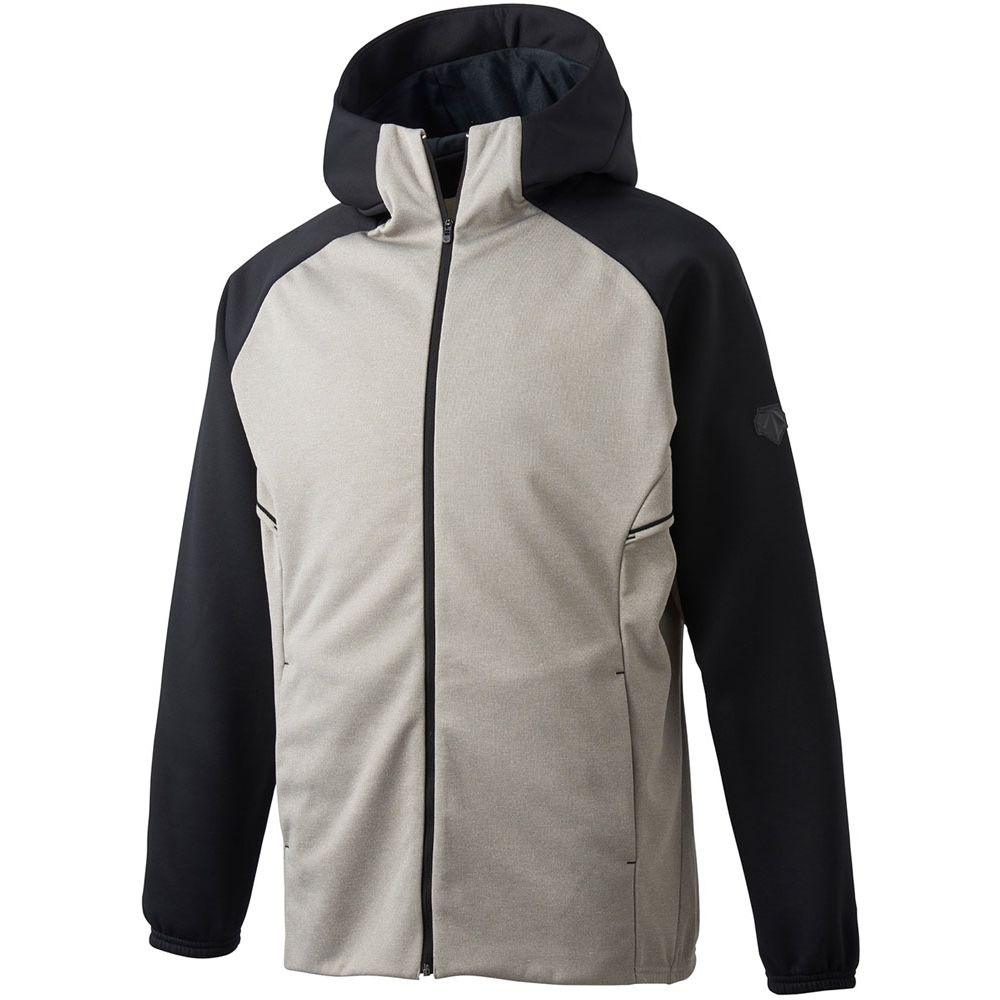 DESCENTE フリースパーカー グレー XO 限定色 贈り物 高級感 DESCENTE フリースパーカー グレー 近寄ら XO