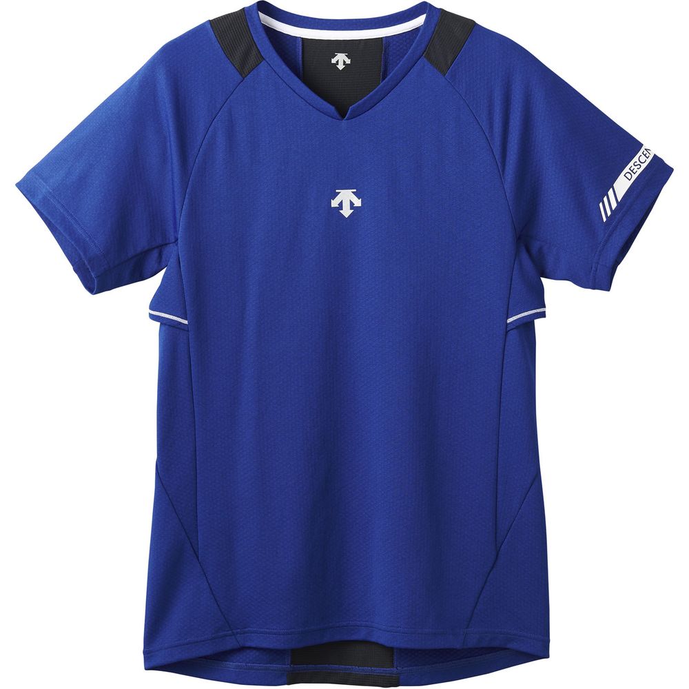 【限定】愛知国体DESCENTE バレーボールシャツ　ネイビー DESCENTE（デサント） バレーボールウェア ユニセックス 半袖
