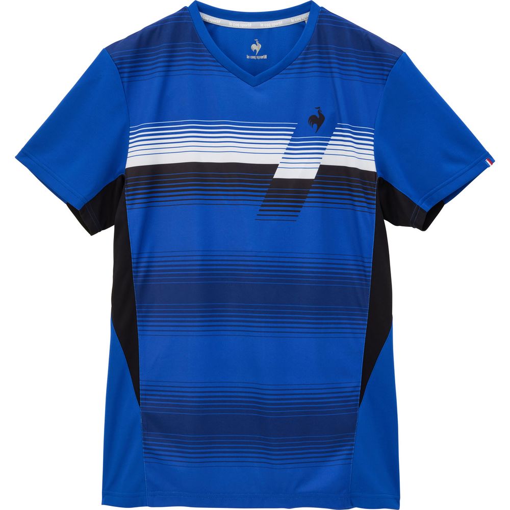 ルコック テニスウェア メンズ グラデーションゲームシャツ QTMXJA03 2024SS le c...