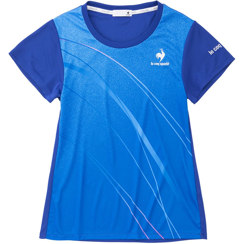 ルコック le coq sportif テニスウェア レディース チーム グラフィック ゲームシャツ TEAM GRAPHIC GAME SHIRT  QTWTJA93 2020SS『即日出荷』