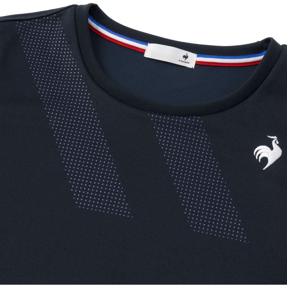 ルコック le coq sportif テニスウェア レディース ソレイユ ゲームシャツ QTWVJA90 2023FW